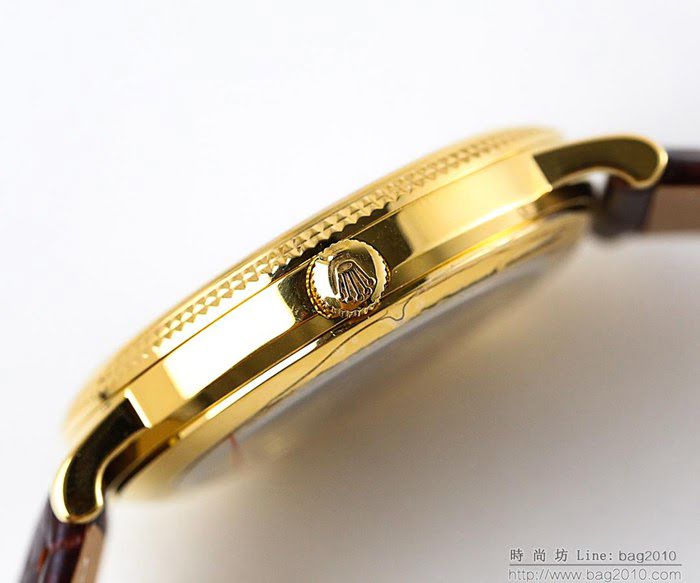 ROLEX勞力士 至尊名表 切利尼系列 904L鋼質表殼 進口超薄9015機芯 透底 防水 高檔男士腕表  wssb4080